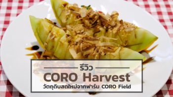 [Review] CORO Harvest วัตถุดิบสดใหม่จากฟาร์ม CORO Field ขนมาเสิร์ฟใจกลางเมือง