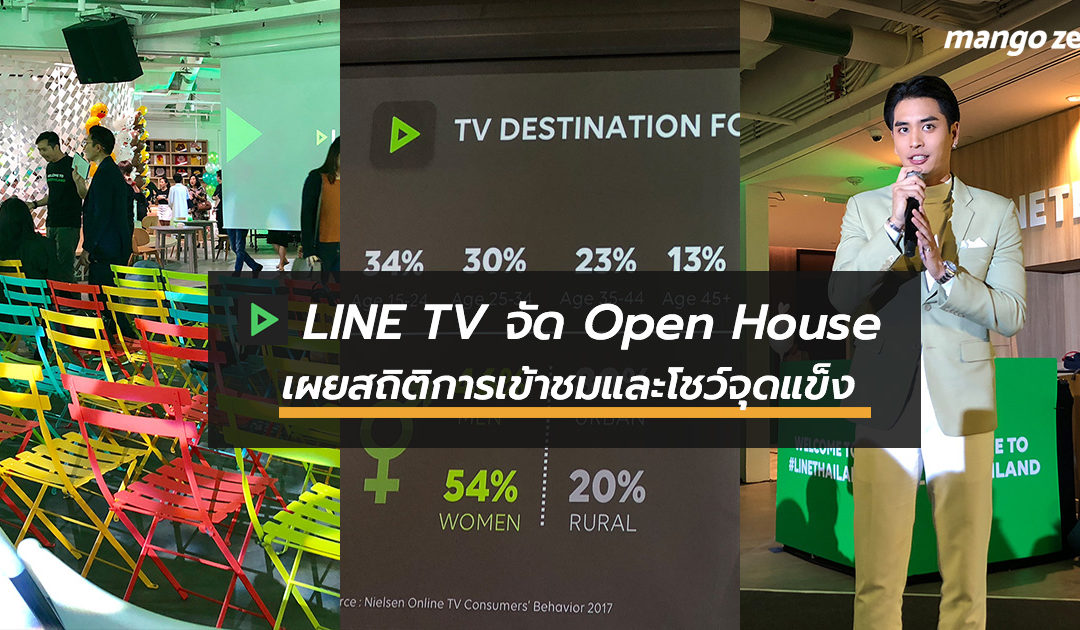 LINE TV จัด Open House โชว์สถิติการใช้งาน ชูจุดแข็ง Original และ Exclusive Content
