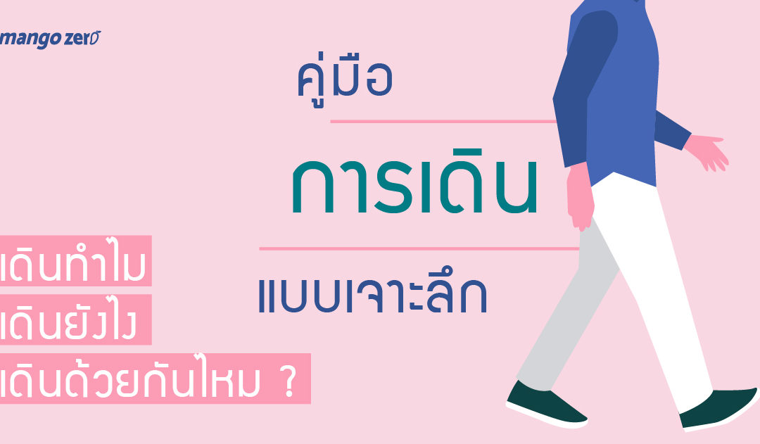 คู่มือ การเดิน แบบเจาะลึก เดินทำไม เดินยังไง เดินด้วยกันไหม ?