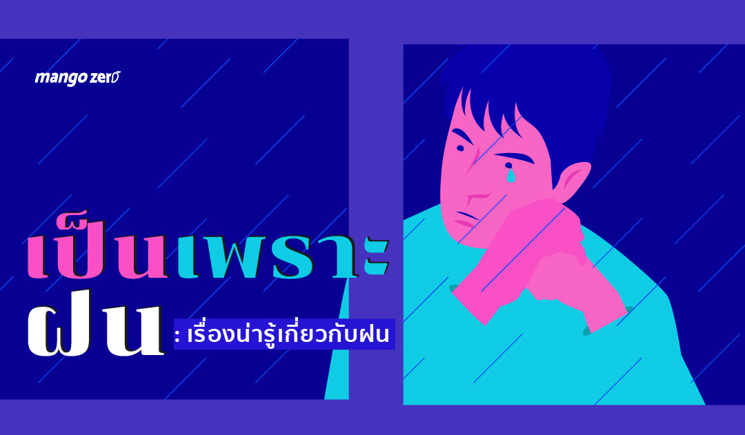 เป็นเพราะฝน : เรื่องน่ารู้เกี่ยวกับฝน ทำไมหลับสบายตอนฝนตก ? ฝนตกแล้วทำไมยิ่งเศร้า ?