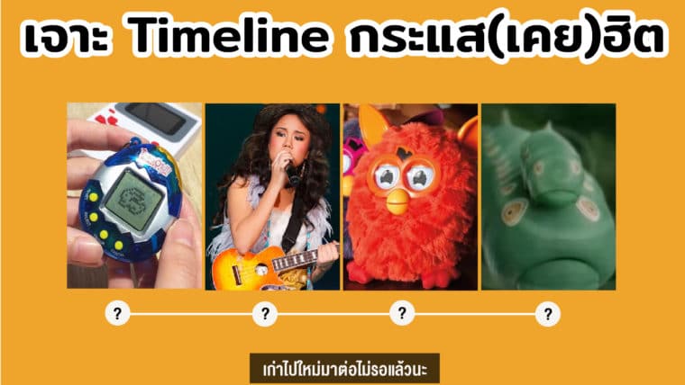 เจาะ Timeline กระแส(เคย)ฮิต เก่าไปใหม่มาต่อไม่รอแล้วนะ