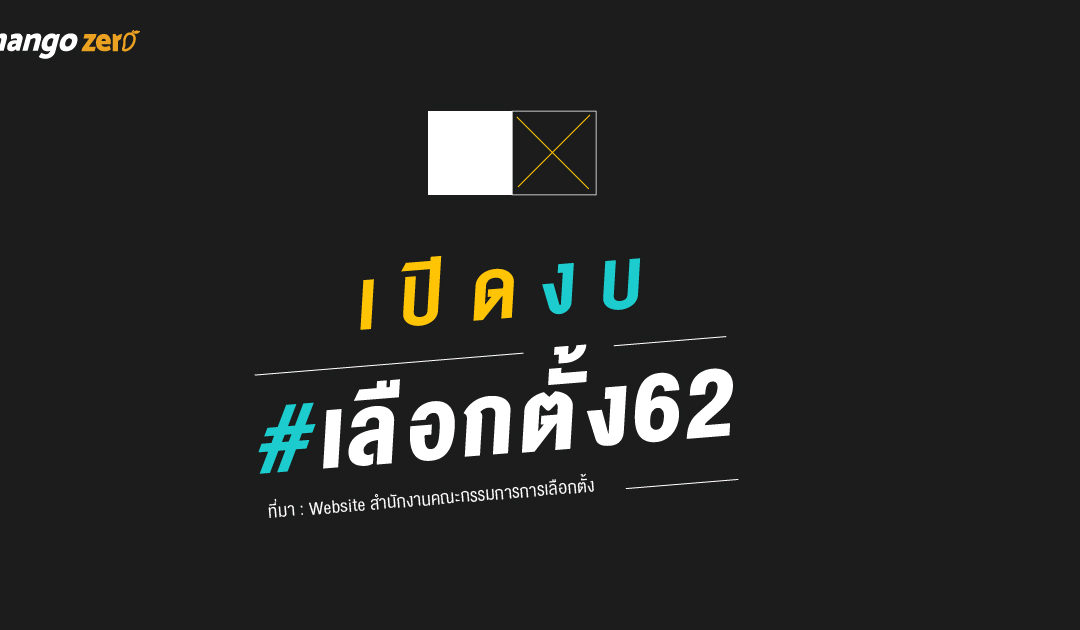 เปิดงบ กกต. #เลือกตั้ง62 การเลือกตั้งครั้งประวัติศาสตร์ กับงบเลือกตั้ง 5,800 ล้านบาท