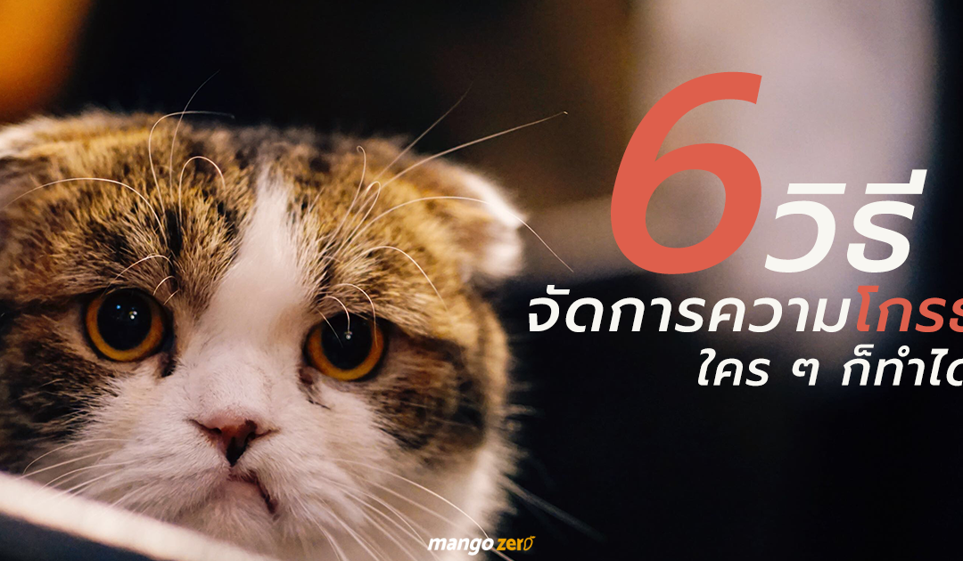 6 วิธีจัดการกับความโกรธแบบที่ใคร ๆ ก็ทำได้