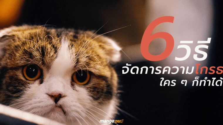 6 วิธีจัดการกับความโกรธแบบที่ใคร ๆ ก็ทำได้