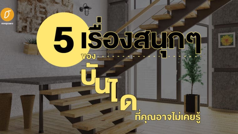 5 เรื่องสนุกๆ ของบันไดที่คุณอาจไม่เคยรู้