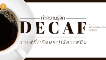 มาทำความรู้จักกับ Decaf กาแฟที่(เกือบจะ)ไร้คาเฟอีน