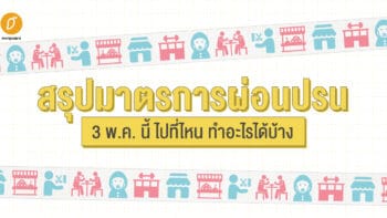 สรุปมาตรการผ่อนปรน 3 พ.ค. นี้ ไปที่ไหน ทำอะไรได้บ้าง