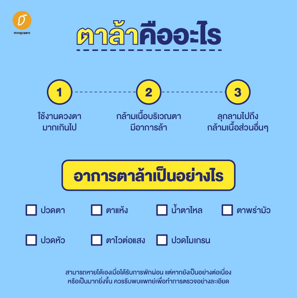 ตาล้า ภาษาอังกฤษ