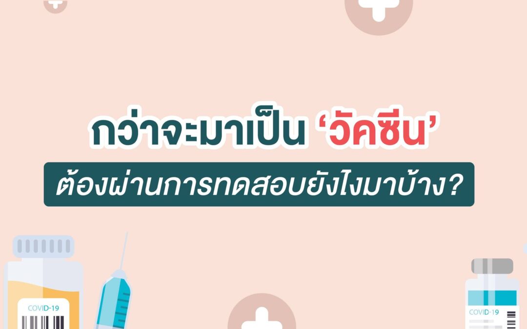 6 ขั้นตอนกว่าจะมาเป็น ‘วัคซีน’ ต้องผ่านการทดสอบยังไงบ้าง?