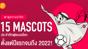 พาดูความน่ารัก “15 มาสคอตประจำศึกฟุตบอลโลก” ตั้งแต่ปีแรกจนถึง 2022!