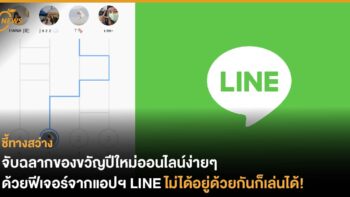 จับฉลากของขวัญปีใหม่ออนไลน์ง่ายๆ ด้วยฟีเจอร์จากแอปฯ LINE  ไม่ได้อยู่ด้วยกันก็เล่นได้!