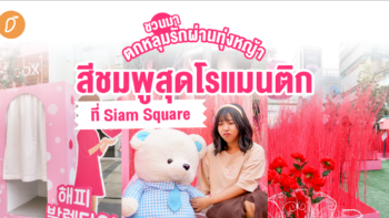 ชวนมาตกหลุมรักผ่านทุ่งหญ้าสีชมพูสุดโรแมนติกที่ Siam Square