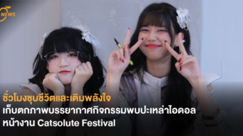 ชั่วโมงชุบชีวิตและเติมพลังใจ เก็บตกภาพบรรยากาศกิจกรรมหน้างาน Catsolute Festival