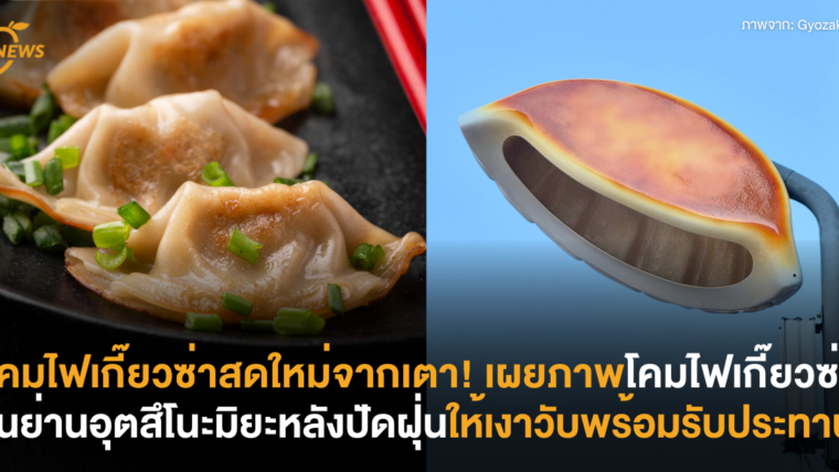 โคมไฟเกี๊ยวซ่าสดใหม่จากเตา! เผยภาพโคมไฟเกี๊ยวซ่าในย่านอุตสึโนะมิยะหลังปัดฝุ่นให้เงาวับพร้อมรับประทาน